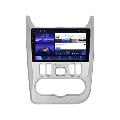 Navigatie Dacia Duster I (2010-2013) cu Android, 2GB RAM, 32GB ROM, Ecran 9" Touchscreen, CarPlay, SIM 4G