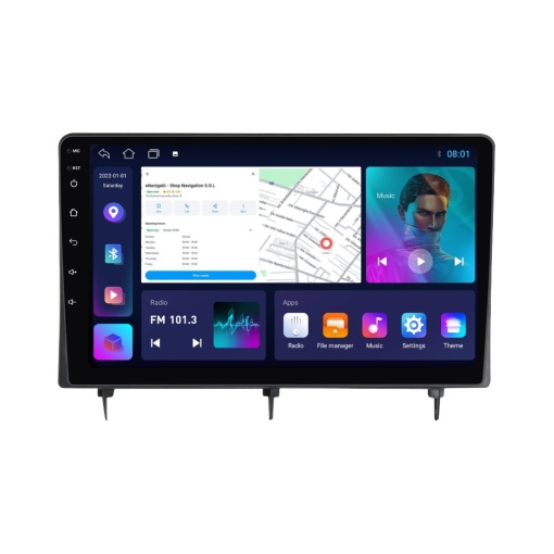 Navigatie Honda Civic XI (dupa 2021) cu Android, 2GB RAM, 32 GB, Ecran IPS 10" 1280 x 720, CarPlay & Android Auto, WiFi, Bluetooth, suport camera DVR