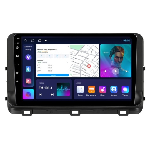Navigatie Kia Ceed ProCeed XCeed (dupa 2020) cu Android, 1GB RAM, 16 GB, Ecran IPS 10" 1024 x 600, WiFi, Bluetooth, suport camera DVR