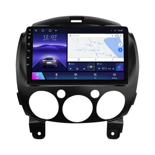 Navigatie Mazda 2 2007-2014 9 inch 4 GB RAM + 64 GB ROM QLED 8 CORE SIM CARPLAY COOLER