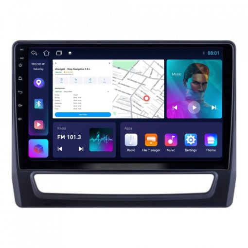 Navigatie Mitsubishi ASX (dupa 2019) cu Android, 1GB RAM, 16 GB, Ecran IPS 10" 1024 x 600, WiFi, Bluetooth, suport camera DVR