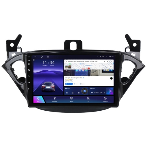 Navigatie Opel Adam (2012-2016) cu Android, 6GB RAM, 128GB ROM, Ecran QLED 9" Touchscreen, CarPlay Wireless, DSP
