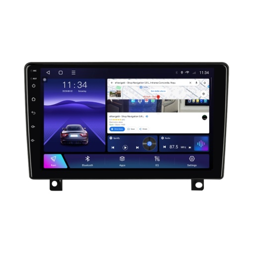 Navigatie Opel Astra H (2004-2014) pozitie sus cu Android, 8GB RAM, 128GB ROM, Ecran QLED 9" Touchscreen, CarPlay Wireless, DSP Pro