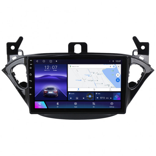 Navigatie Opel Corsa E 2014-2019 9 INCH 2 GB RAM + 32 GB ROM QLED 4 CORE CARPLAY COOLER