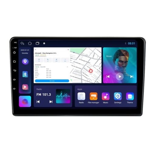 Navigatie Opel Zafira B (2005-2014) cu Android, 1GB RAM, 16 GB, Ecran IPS 9" 1024 x 600, WiFi, Bluetooth, suport camera DVR