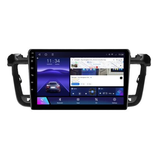 Navigatie Peugeot 508 I (2010-2018) cu Android, 2GB RAM, 32GB ROM, Ecran 9" Touchscreen, CarPlay, SIM 4G