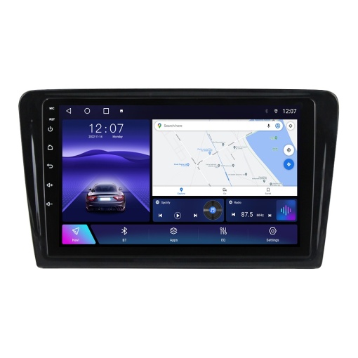 Navigatie Skoda Rapid 2011-2019 9 inch 8 GB RAM + 128 GB ROM QLED 8 CORE SIM CARPLAY COOLER
