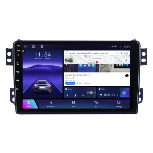 Navigatie Suzuki Splash (2008-2015) cu Android, 2GB RAM, 32GB ROM, Ecran 9" Touchscreen, CarPlay, SIM 4G