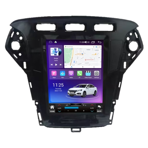 Navigatie Tip Tesla Ford Mondeo IV 2011-2014 9.7 INCH 2 GB RAM + 32 GB ROM QLED 4 CORE CARPLAY COOLER