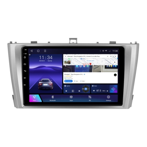 Navigatie Toyota Avensis T27 (2009-2015) Gri cu Android, 8GB RAM, 128GB ROM, Ecran QLED 9" Touchscreen, CarPlay Wireless, DSP Pro