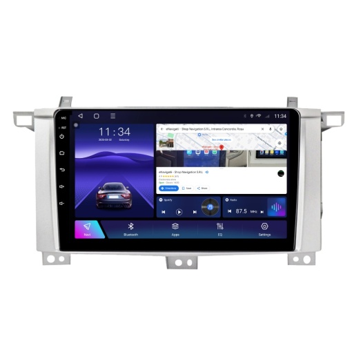 Navigatie Toyota Land Cruiser J100 (1998-2008) 9 inch cu Android, 6GB RAM, 128GB ROM, Ecran QLED, CarPlay Wireless