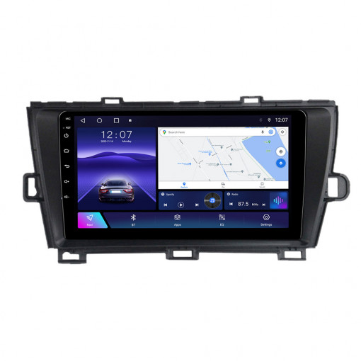 Navigatie Toyota Prius 2009-2015 9 INCH 2 GB RAM + 32 GB ROM QLED 8 CORE SIM CARPLAY COOLER