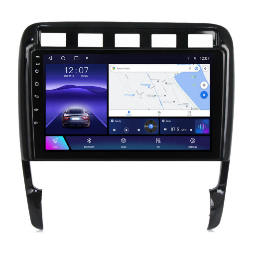 Navigatie Cayenne 2002-2010 9 INCH 4 GB RAM + 64 GB ROM QLED 8 CORE SIM CARPLAY COOLER