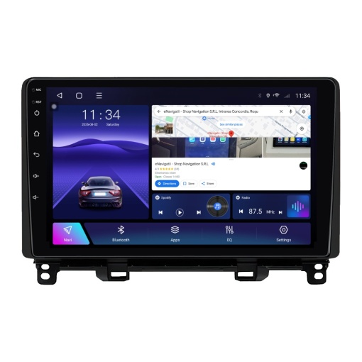 Navigatie Honda Jazz V (2020+) cu Android, 8GB RAM, 128GB ROM, Ecran QLED 10" Touchscreen, CarPlay Wireless, DSP Pro