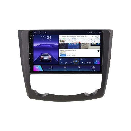 Navigatie Renault Kadjar (2015+) cu Android, 4GB RAM, 64GB ROM, Ecran QLED 9" Touchscreen, CarPlay Wireless, DSP