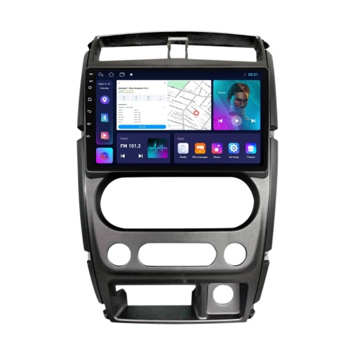Navigatie Suzuki Jimny (2005-2018) cu Android, 2GB RAM, 32 GB, Ecran IPS 9" 1280 x 720, CarPlay & Android Auto, WiFi, Bluetooth, suport camera DVR