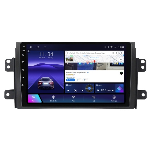 Navigatie Suzuki SX4 (2006-2014) cu Android, 8GB RAM, 128GB ROM, Ecran QLED 9" Touchscreen, CarPlay Wireless, DSP Pro