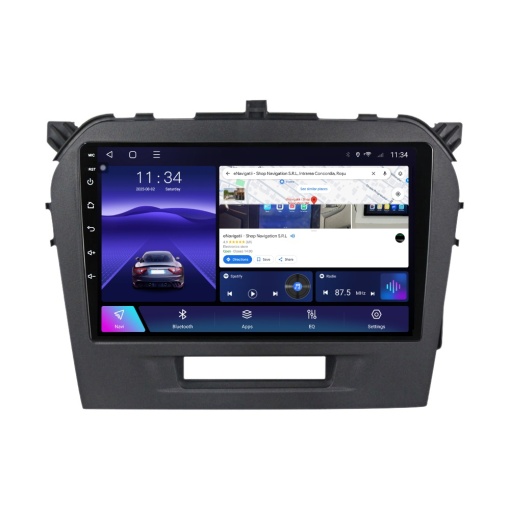Navigatie Suzuki Vitara (2015+) cu Android, 8GB RAM, 128GB ROM, Ecran QLED 9" Touchscreen, CarPlay Wireless, DSP Pro