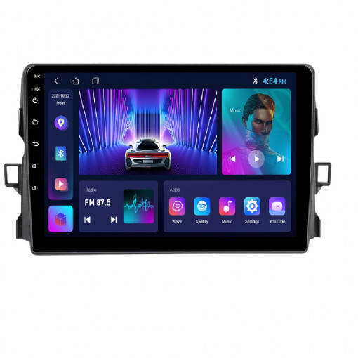 Navigatie Toyota Auris 2006-2012 9 INCH 1 GB RAM + 32 GB ROM 4 Core COOLER