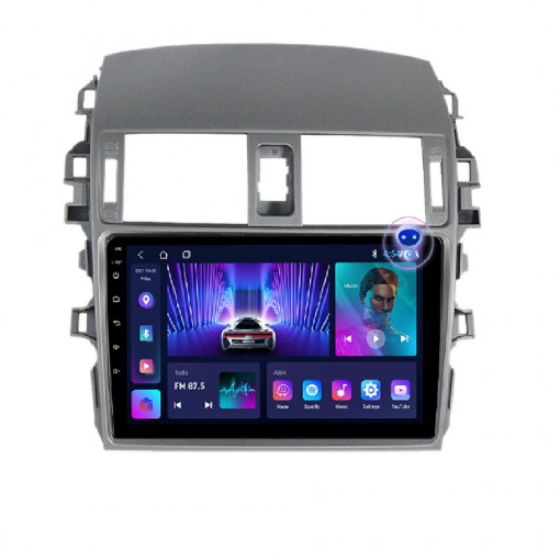 Navigatie Toyota Corolla E15 2007-2013 2 GB RAM + 32 GB ROM QLED 4 CORE CARPLAY COOLER