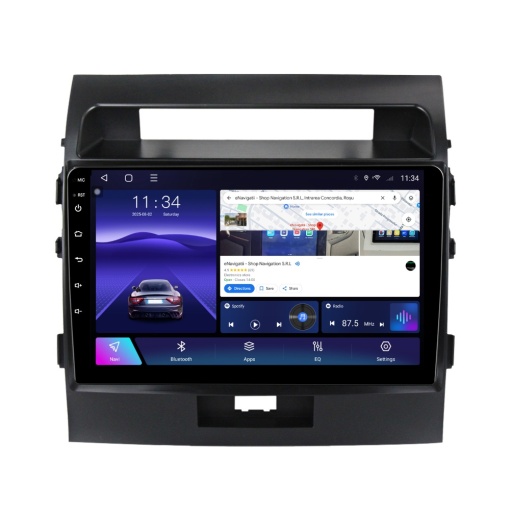 Navigatie Toyota Land Cruiser J200 (2008-2015) cu Android, 8GB RAM, 128GB ROM, Ecran QLED 10" Touchscreen, CarPlay Wireless, DSP Pro
