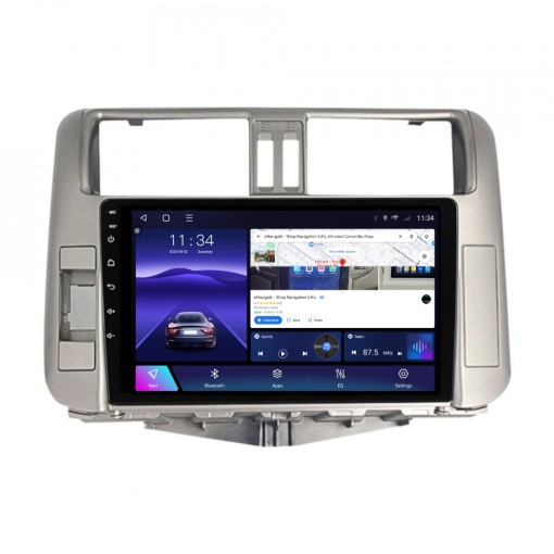 Navigatie Toyota Land Cruiser Prado J150 (2013-2017) cu Android, 2GB RAM, 32GB ROM, Ecran 9" Touchscreen, CarPlay, SIM 4G