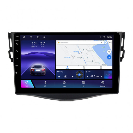 Navigatie Toyota Rav4 2005-2012 9 INCH 8 GB RAM + 128 GB ROM QLED 8 CORE SIM CARPLAY COOLER