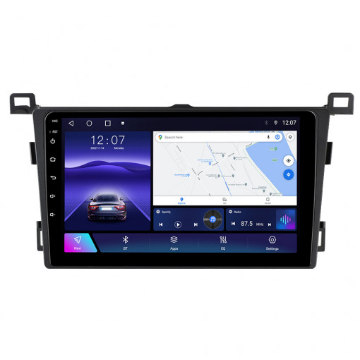 Navigatie Toyota Rav4 2012-2018 9 INCH 8 GB RAM + 128 GB ROM QLED 8 CORE SIM CARPLAY COOLER