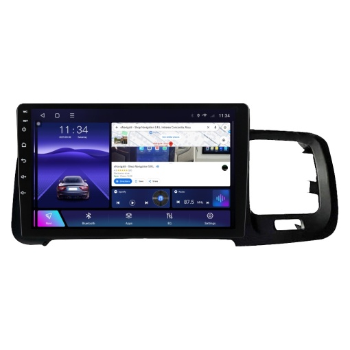 Navigatie Volvo V60 I (2010-2014) cu Android, 4GB RAM, 64GB ROM, Ecran QLED 9" Touchscreen, CarPlay Wireless, DSP