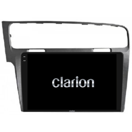 Navigatie Android Clarion GL-700 XD6125 10 Inch VW Golf VII (2012-2020) gri, 4 GB, 64 GB, QLED 2K