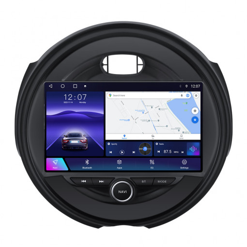 Navigatie Cooper / One F55, F56, F57 2014-2020 9 INCH 2 GB RAM + 32 GB ROM QLED 8 CORE SIM CARPLAY COOLER