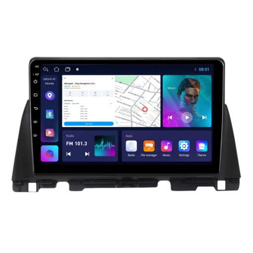 Navigatie Kia Optima II (dupa 2015) cu Android, 1GB RAM, 16 GB, Ecran IPS 10" 1024 x 600, WiFi, Bluetooth, suport camera DVR