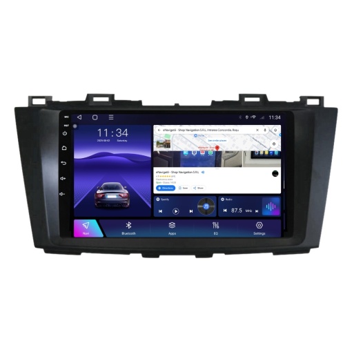 Navigatie Mazda 5 (2010-2017) cu Android, 8GB RAM, 128GB ROM, Ecran QLED 9" Touchscreen, CarPlay Wireless, DSP Pro
