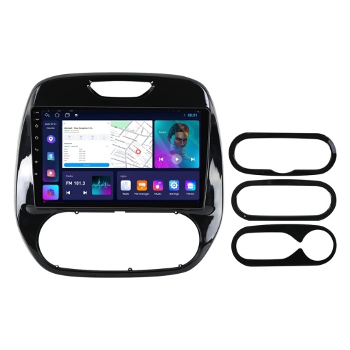 Navigatie Renault Captur 1 (2013-2020) cu Android, 2GB RAM, 32 GB, Ecran IPS 9" 1280 x 720, CarPlay & Android Auto, WiFi, Bluetooth, suport camera DVR