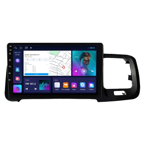 Navigatie Volvo V60 I (2010-2014) cu Android, 2GB RAM, 32 GB, Ecran IPS 9" 1280 x 720, CarPlay & Android Auto, WiFi, Bluetooth, suport camera DVR