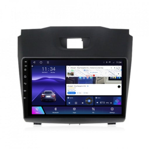 Navigatie Isuzu D-Max II (2012-2020) cu Android, 8GB RAM, 128GB ROM, Ecran QLED 9" Touchscreen, CarPlay Wireless, DSP Pro