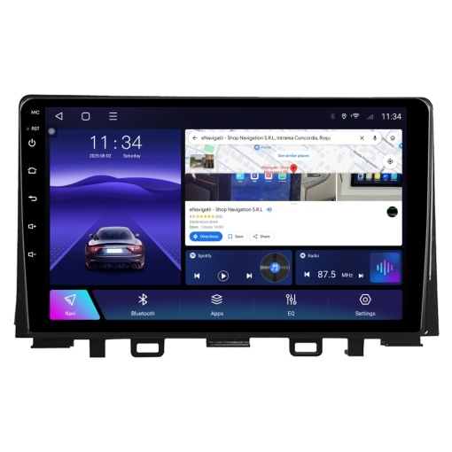 Navigatie Kia Rio IV (2017-2024) cu Android, 2GB RAM, 32 GB, Ecran IPS 9" 1280 x 720, CarPlay & Android Auto, WiFi, Bluetooth, suport camera DVR