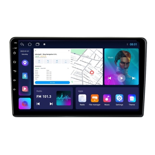 Navigatie Opel Vivaro A (2001-2010) cu Android, 2GB RAM, 32 GB, Ecran IPS 10" 1280 x 720, CarPlay & Android Auto, WiFi, Bluetooth, suport camera DVR