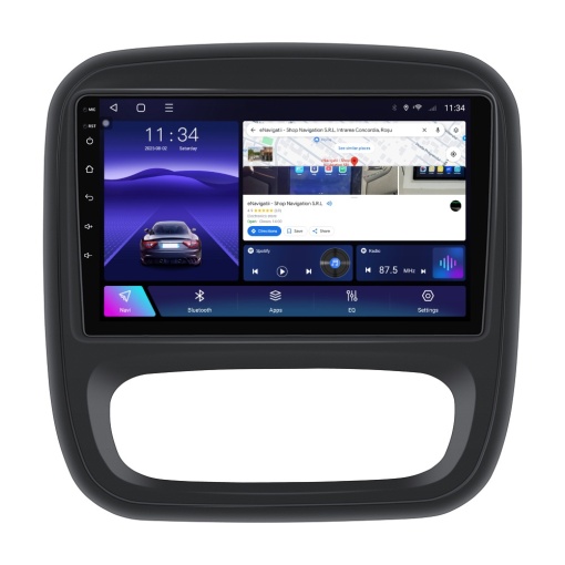 Navigatie Opel Vivaro B (2014-2019) cu Android, 2GB RAM, 32GB ROM, Ecran 9" Touchscreen, CarPlay, SIM 4G