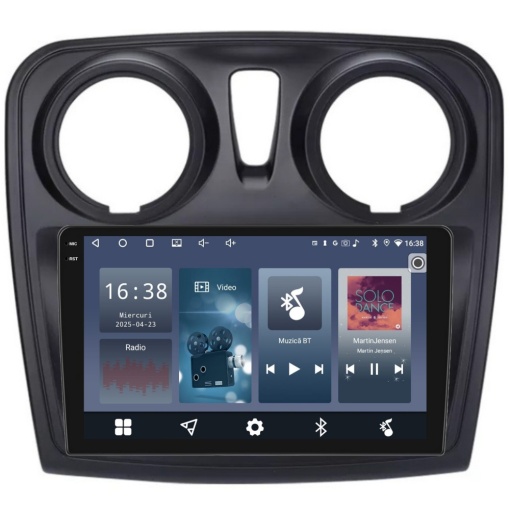 Navigatie Piloton Dacia Sandero 2 (2012-2020) - 2GB RAM, 32GB, Grile Rorunde, Quad Core 1.5Ghz, Display In-Cell