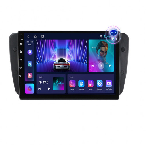 Navigatie Seat Ibiza 6J 2009-2013 9 INCH 1 GB RAM + 32 GB ROM 4 Core COOLER