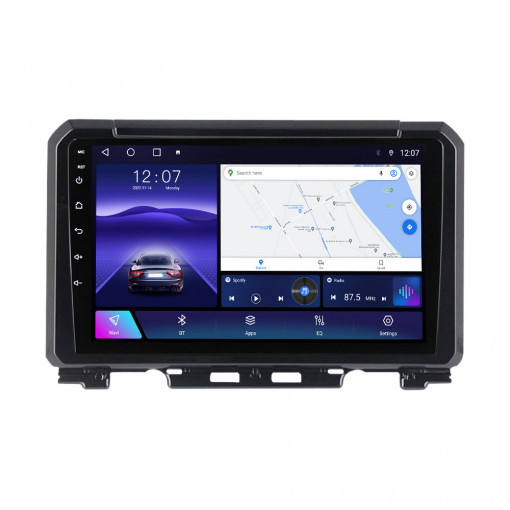 Navigatie Suzuki Jimny dupa 2018 2019 2020 2021 2022 9 inch 4 GB RAM + 64 GB ROM QLED 8 CORE SIM CARPLAY COOLER