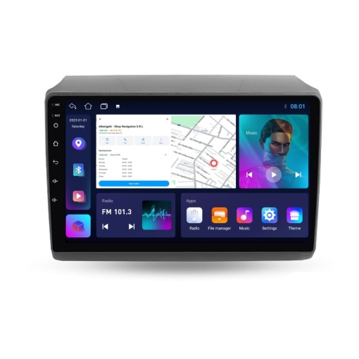 Navigatie Citroen Jumper (dupa 2006 Cu Navigatie Originala ) cu Android, 2GB RAM, 32 GB, Ecran IPS 9" 1280 x 720, CarPlay & Android Auto, WiFi, Bluetooth, suport camera DVR