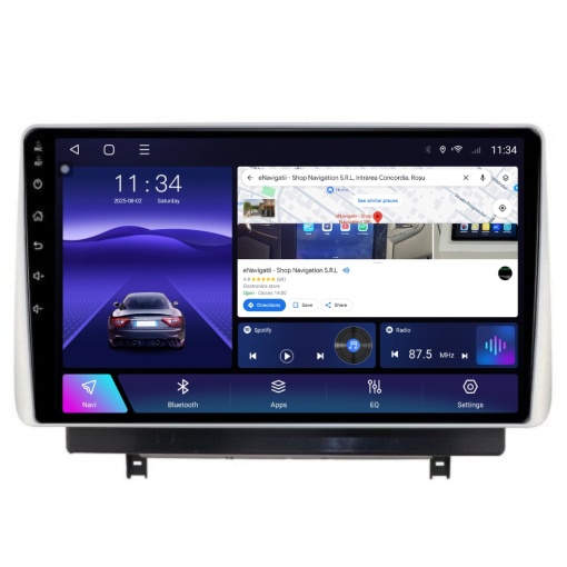 Navigatie Mazda 3 (2019+) cu Android, 6GB RAM, 128GB ROM, Ecran QLED 10" Touchscreen, CarPlay Wireless, DSP