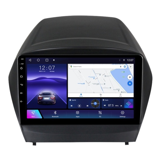 Navigatie Premium Hyundai IX35 (2009-2015) cu Android, 8GB RAM, Ecran QLED 9" Touchscreen, CarPlay Wireless, DSP Pro, Wi-Fi, USB, Waze, SIM 4G