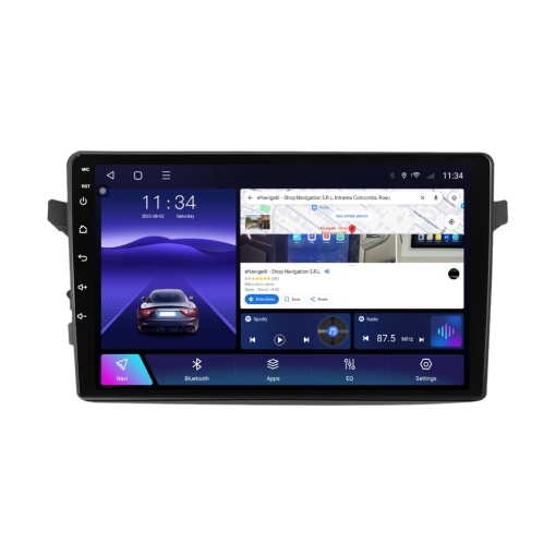 Navigatie Suzuki Celerio (2014+) cu Android, 4GB RAM, 64GB ROM, Ecran QLED 9" Touchscreen, CarPlay Wireless, DSP