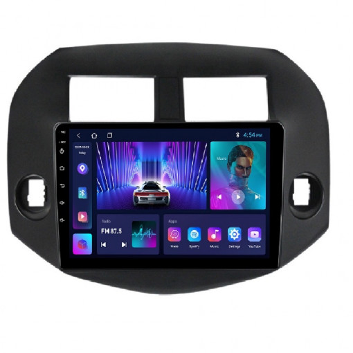 Navigatie Toyota Rav4 2005-2012 10 INCH 2 GB RAM + 32 GB ROM QLED 4 CORE CARPLAY COOLER