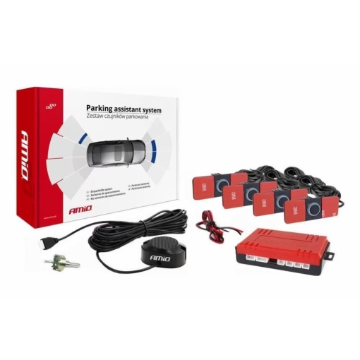 Senzori parcare OEM - set 4, buzzer, 16.5 mm, montaj interior bara, 12V