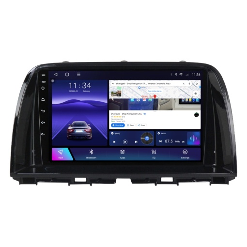 Navigatie Mazda CX-5 (2011-2017) cu Android, 6GB RAM, 128GB ROM, Ecran QLED 9" Touchscreen, CarPlay Wireless, DSP