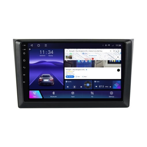 Navigatie Mazda CX-9 (2006-2016) cu Android, 4GB RAM, 64GB ROM, Ecran QLED 9" Touchscreen, CarPlay Wireless, DSP